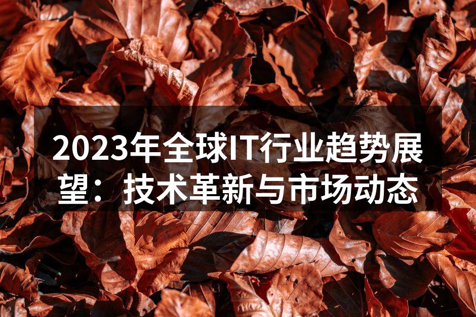 2023年全球IT行业趋势展望：技术革新